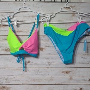 Colorful Women's Swimwear Set